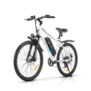 Bicicleta Eléctrica con Batería Extraíble S8 Blanco