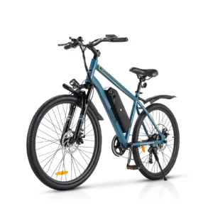 Bicicleta Eléctrica con Batería Extraíble S8 Azul