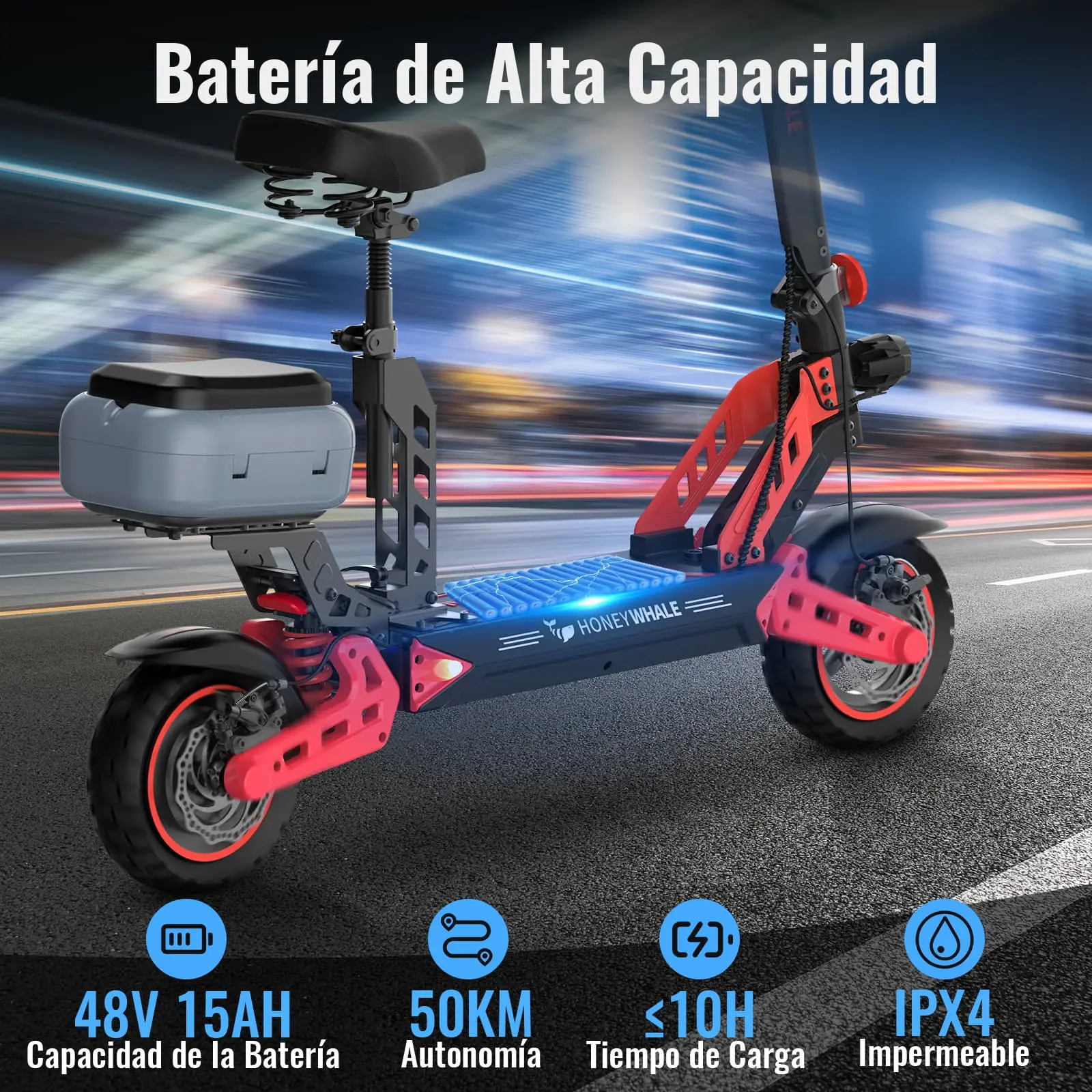 Scooter Eléctrico T4B-N - Image 4