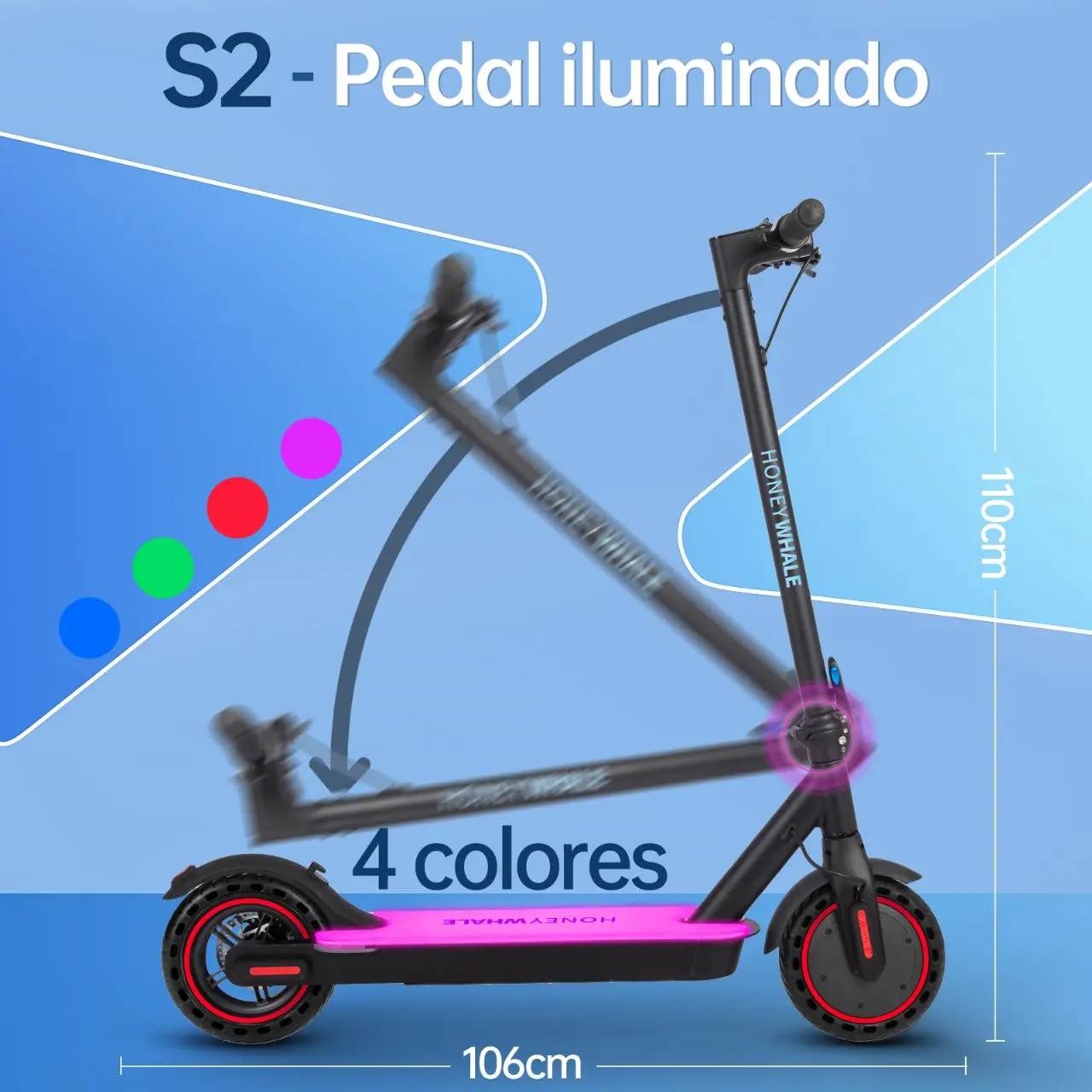 Scooter Eléctrico S2 Negro - Image 6