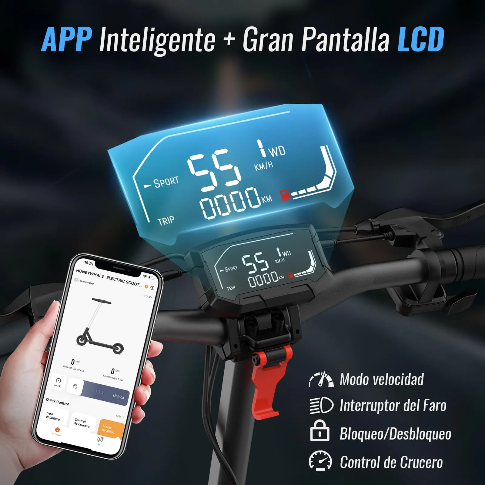 Scooter Eléctrico T4B-N - Image 7